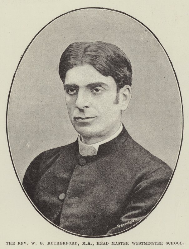 Reverend WG Rutherford, MA, Head Master Westminster School af English Photographer
