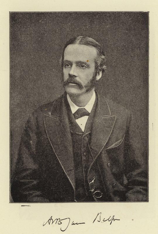Den ærede Arthur James Balfour, parlamentsmedlem, chefsekretær for Irland og senere leder af det konservative parti af English Photographer