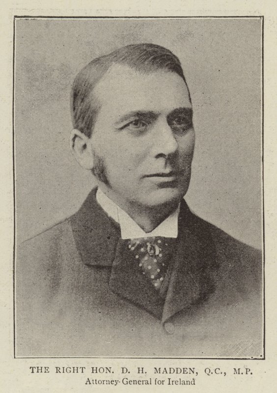 Højre ærede D H Madden, QC, MP af English Photographer