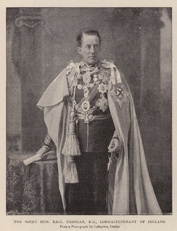 Den ærede jarl Cadogan, KG, lordløjtnant af Irland af English Photographer