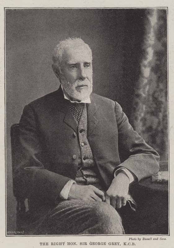 Højre ærede Sir George Grey, KCB af English Photographer
