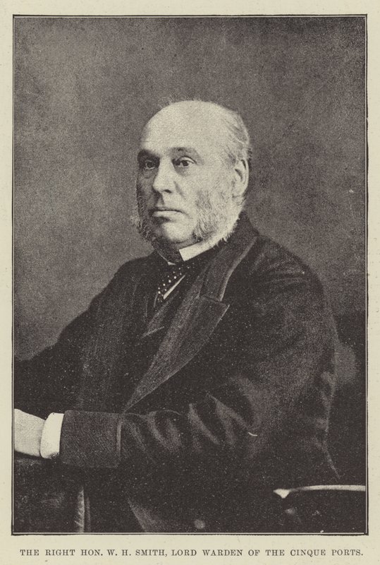 The Right Honourable W H Smith, Lord Warden of the Cinque Ports af English Photographer