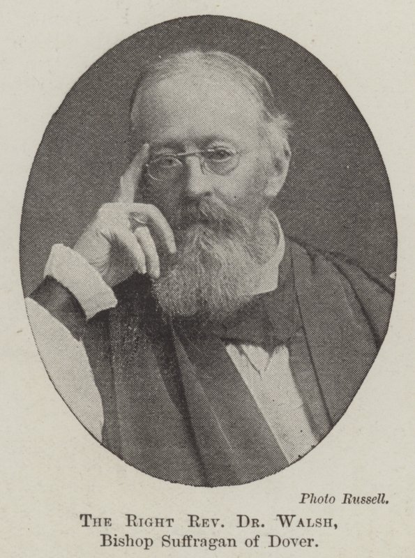 Den rigtige pastor Dr. Walsh, biskop Suffragan af Dover af English Photographer