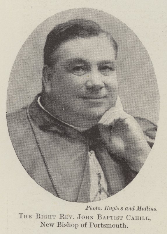 Den rigtige pastor John Baptist Cahill, ny biskop af Portsmouth af English Photographer