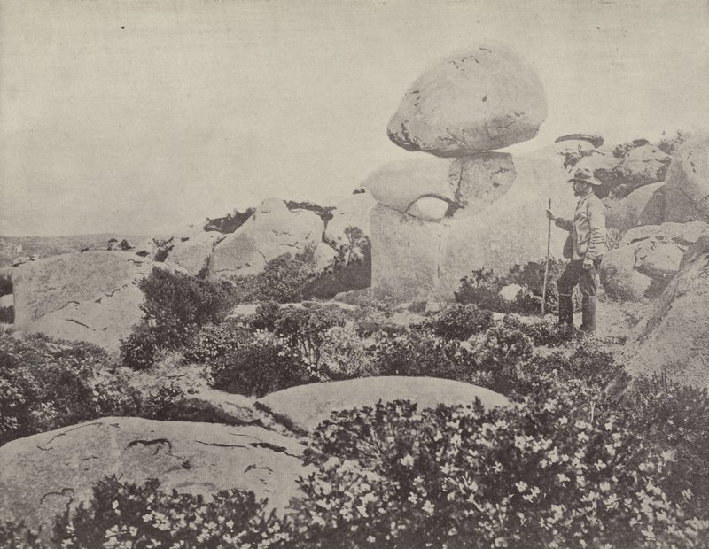 The Rocking Stone, Hobart af English Photographer