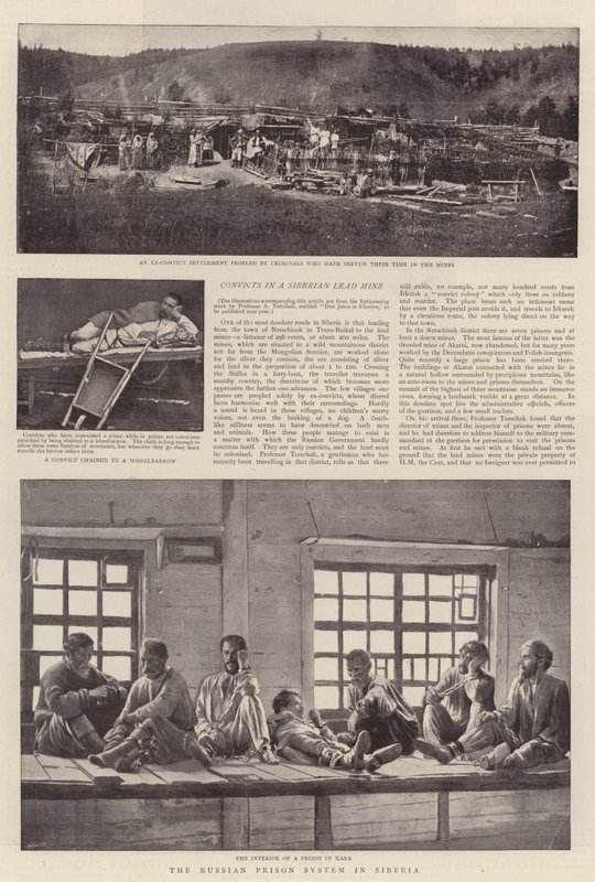 Det russiske fængselssystem i Sibirien af English Photographer