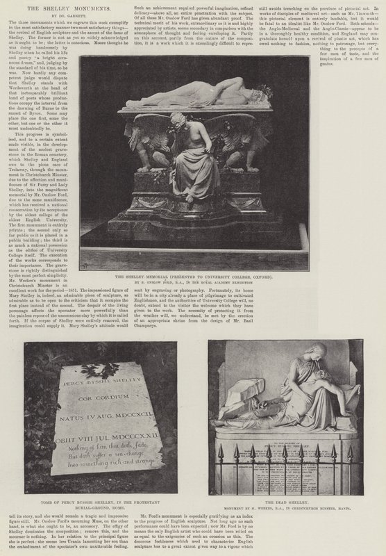 Shelley-monumenterne af English Photographer