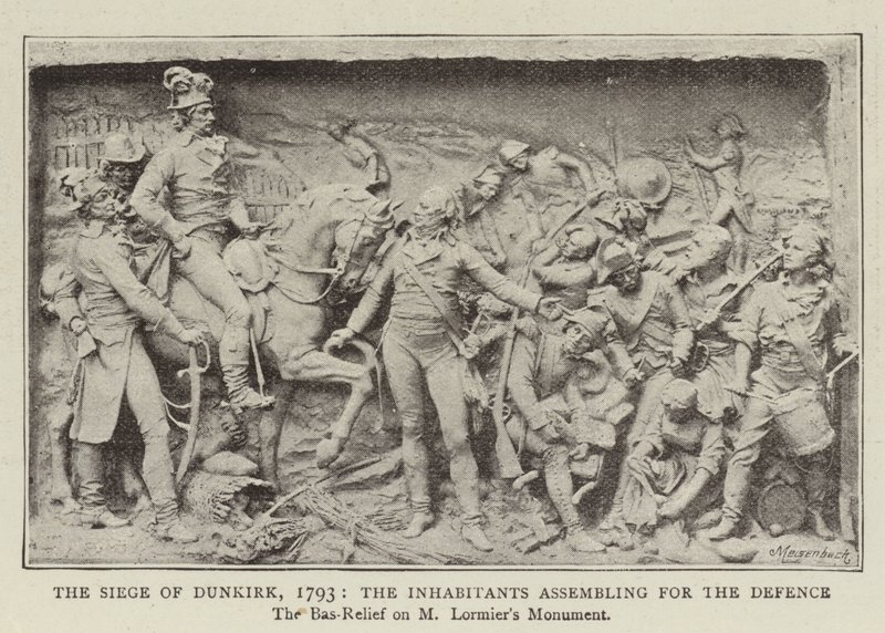 Belejringen af Dunkerque, 1793, indbyggerne samledes til forsvaret af English Photographer
