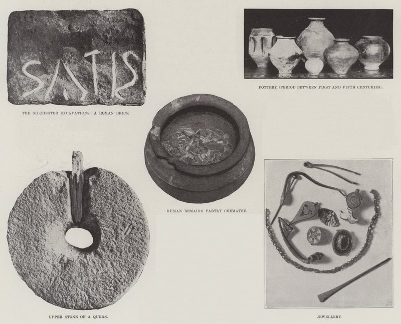 Silchester-udgravningerne af English Photographer
