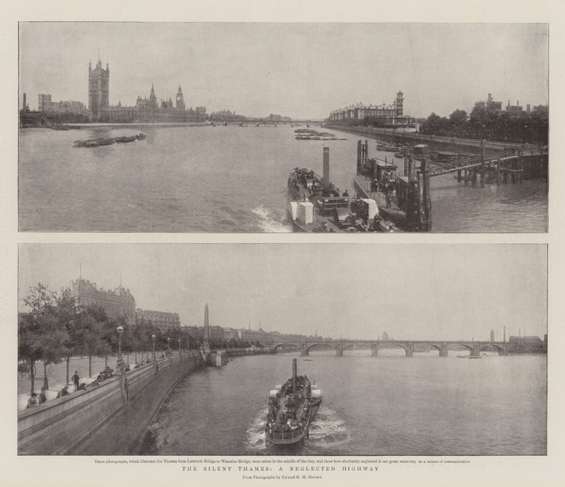 The Silent Thames, en forsømt motorvej af English Photographer