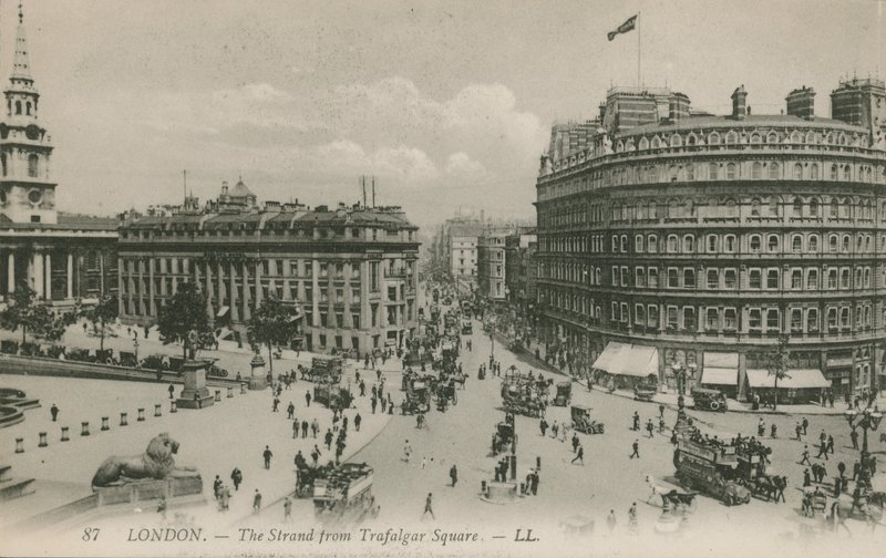 The Strand fra Trafalgar Square, London af English Photographer