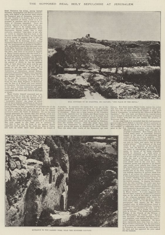 Den formodede virkelige hellige grav i Jerusalem af English Photographer