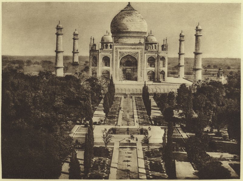 Taj-Mahal i Agra (fotogravure) af English Photographer