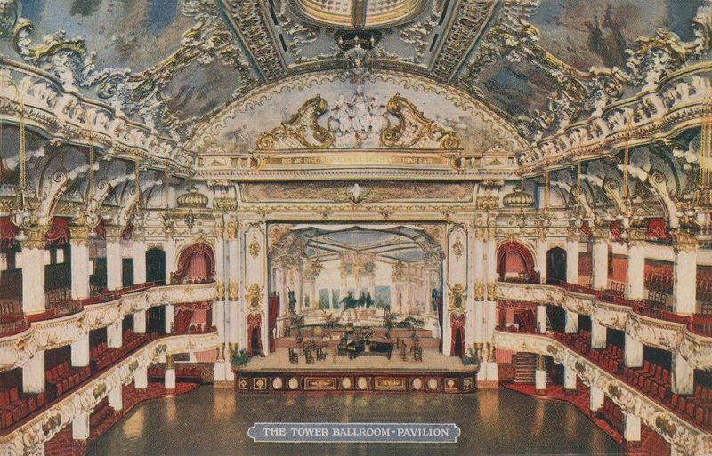 The Tower Ballroom - Pavilion. Postkort sendt i 1913. af English Photographer