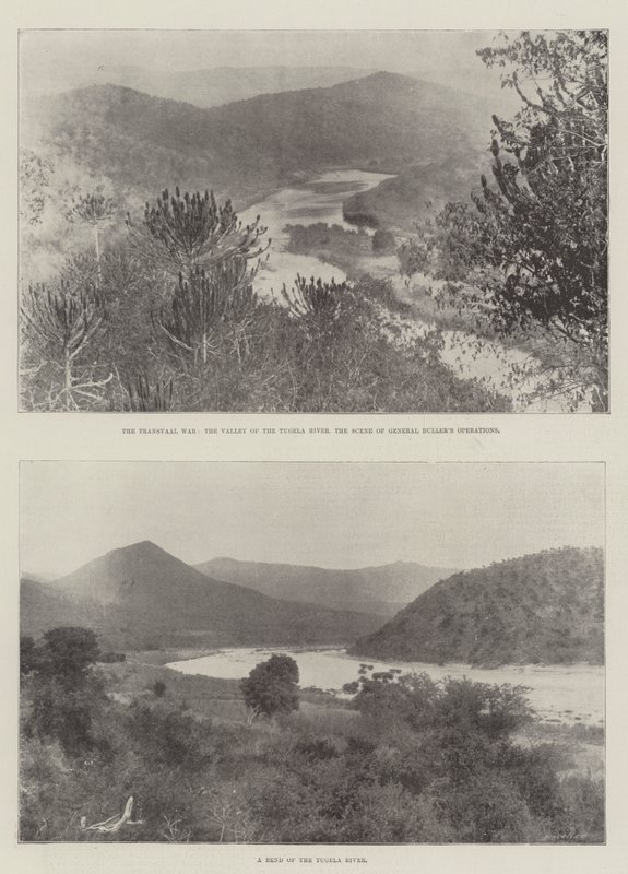 Tugela-floden af English Photographer