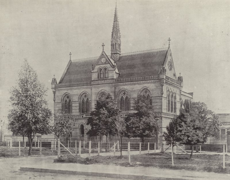 Universitetet, North Terrace, Adelaide af English Photographer