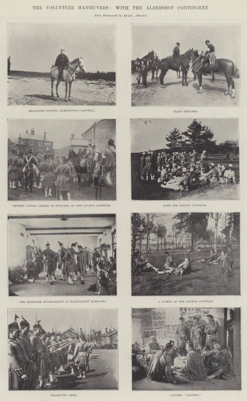 Frivillige Manøvrer, med Aldershot-kontingentet af English Photographer
