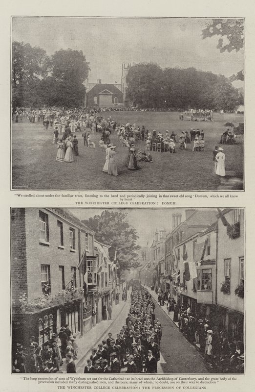 Winchester College-festen af English Photographer