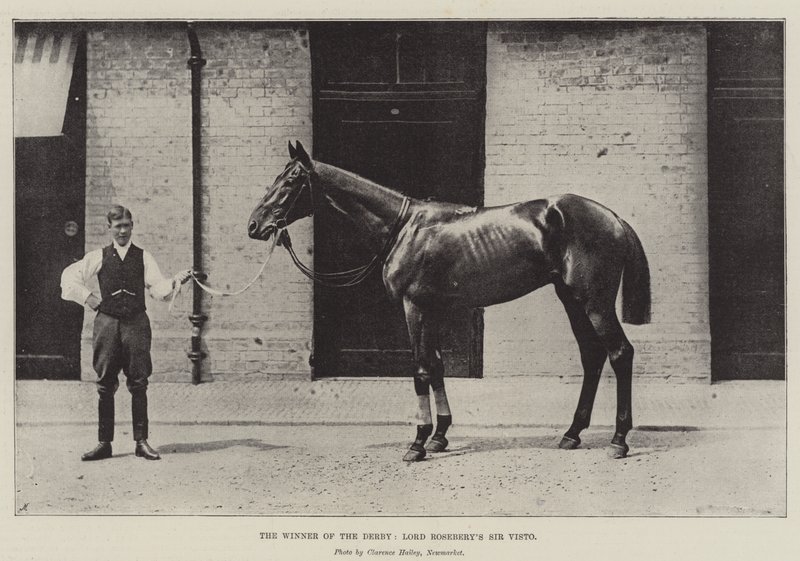 Vinderen af Derbyet, Lord Roseberys Sir Visto af English Photographer