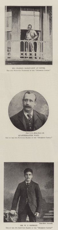 Vraget af Drummond Castle af English Photographer
