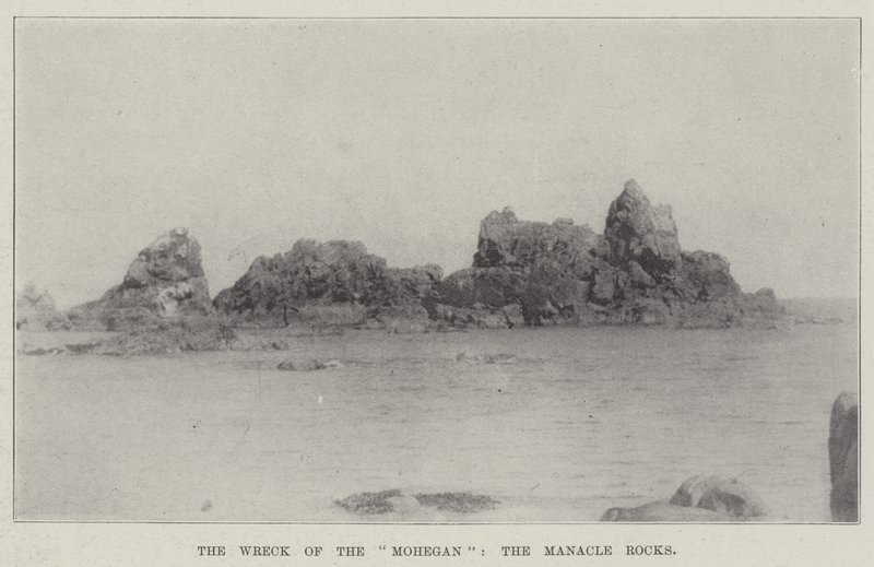 The Wreck of the Mohegan, the Manacle Rocks af English Photographer