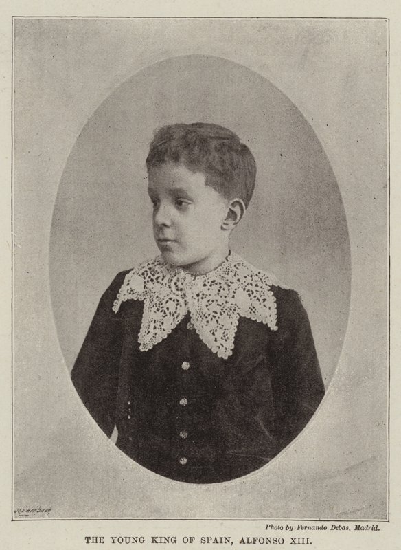 Den unge konge af Spanien, Alfonso XIII af English Photographer