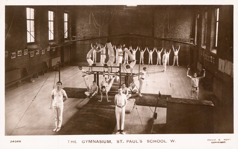 Gymnastiksalen på St Pauls School af English Photographer