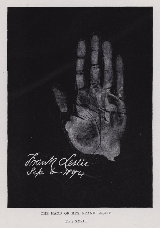 Mrs Frank Leslie hånd (s/h foto) af English Photographer