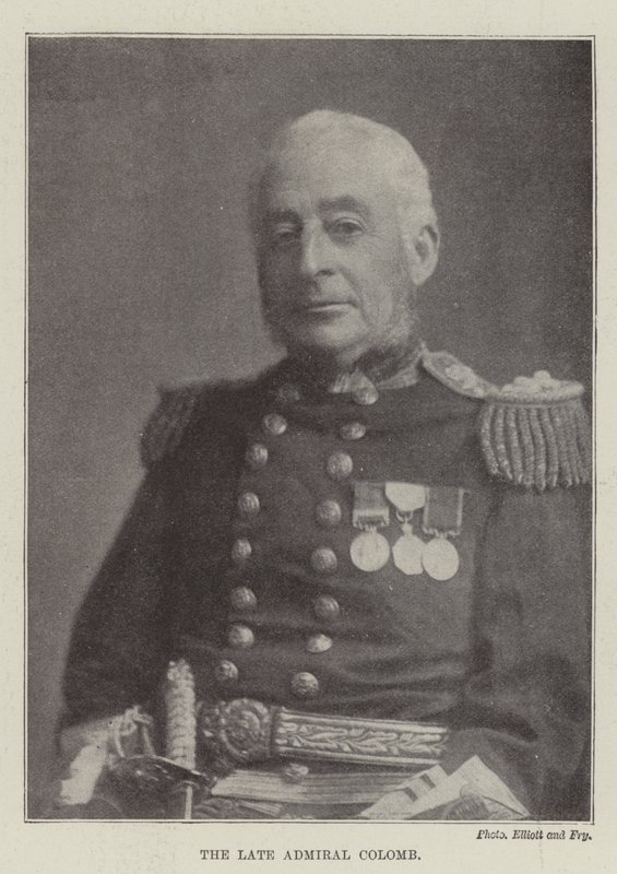 Den afdøde admiral Colomb af English Photographer