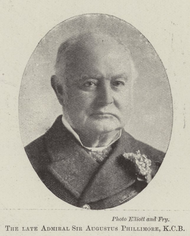 Den afdøde admiral Sir Augustus Phillimore, KCB af English Photographer