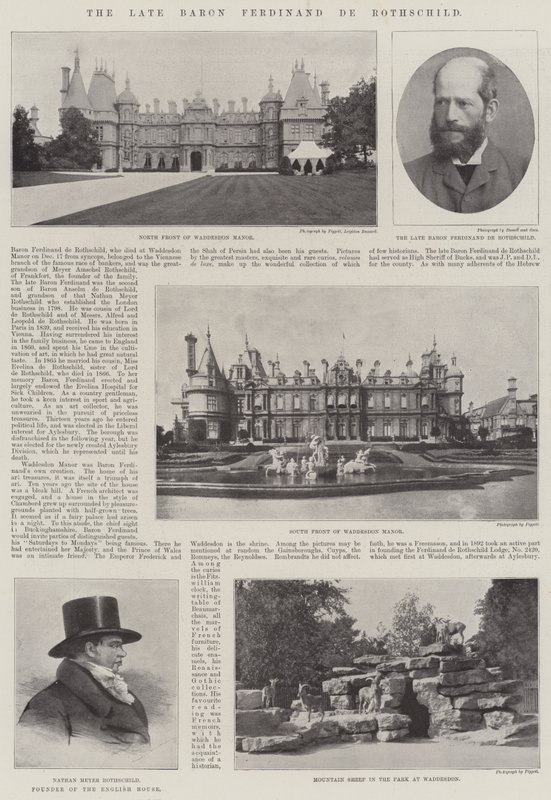 Den afdøde baron Ferdinand de Rothschild af English Photographer