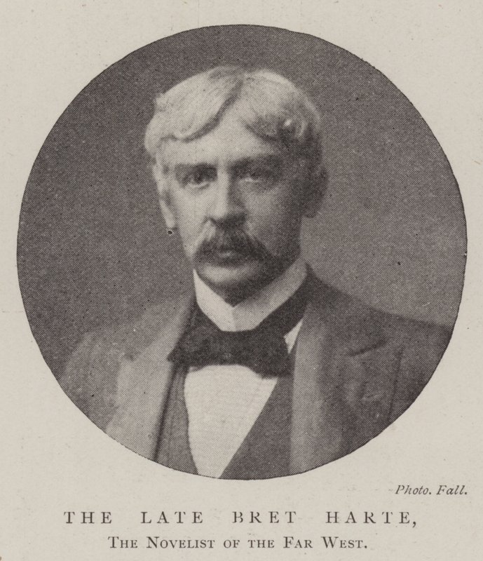 Den afdøde Bret Harte, romanforfatteren i det fjerne vesten af English Photographer
