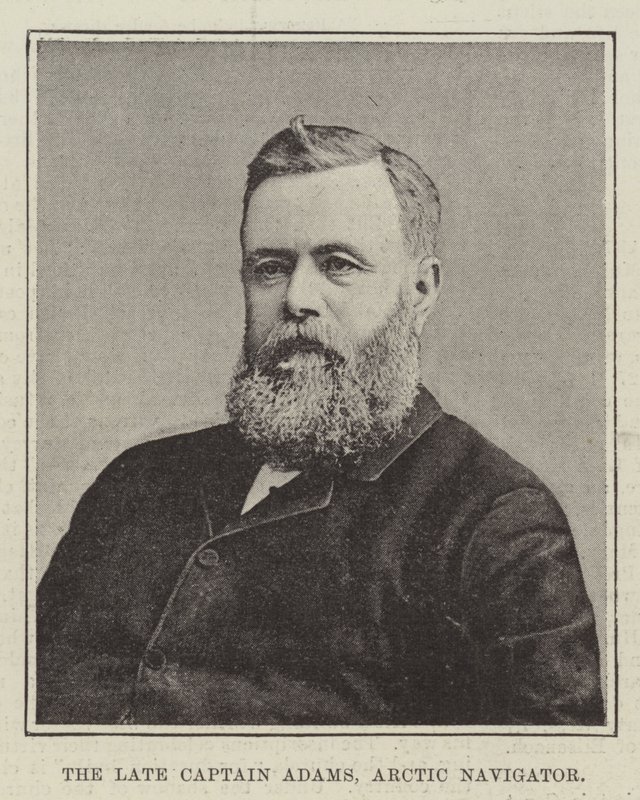 Den afdøde kaptajn Adams, Arctic Navigator af English Photographer