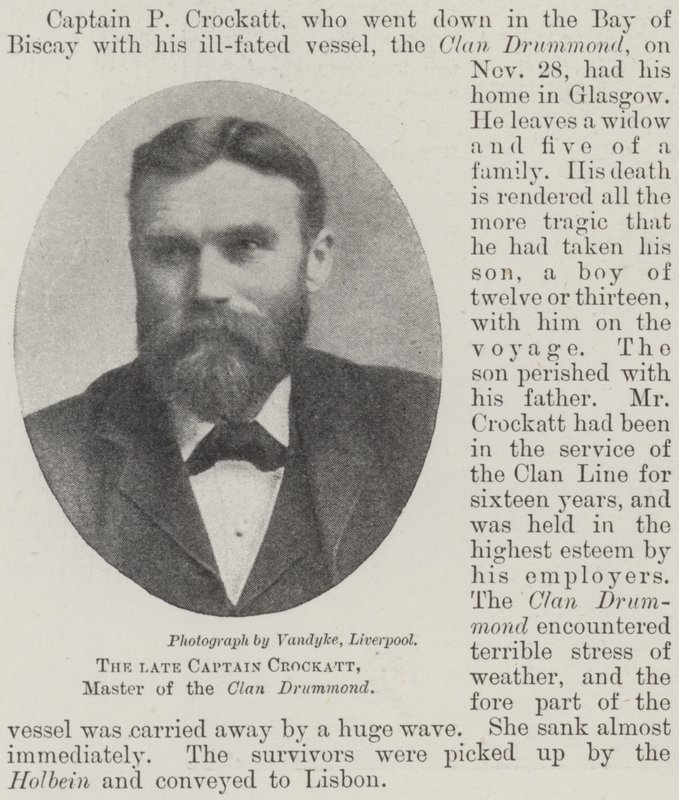 Den afdøde kaptajn Crockatt, Master of the Clan Drummond af English Photographer