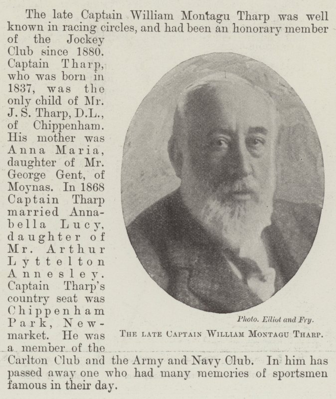 Den afdøde kaptajn William Montagu Tharp af English Photographer