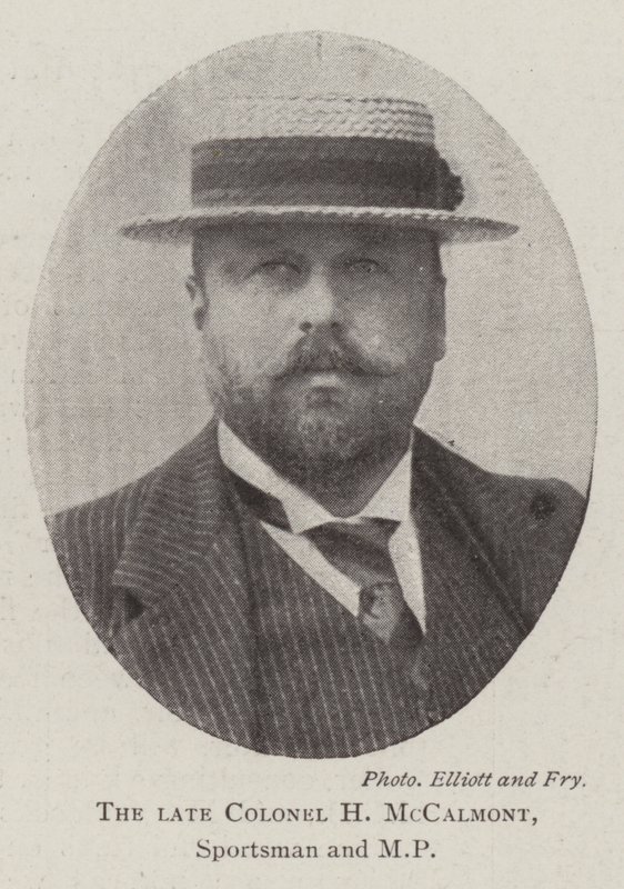 Den afdøde oberst H McCalmont, sportsmand og MP af English Photographer