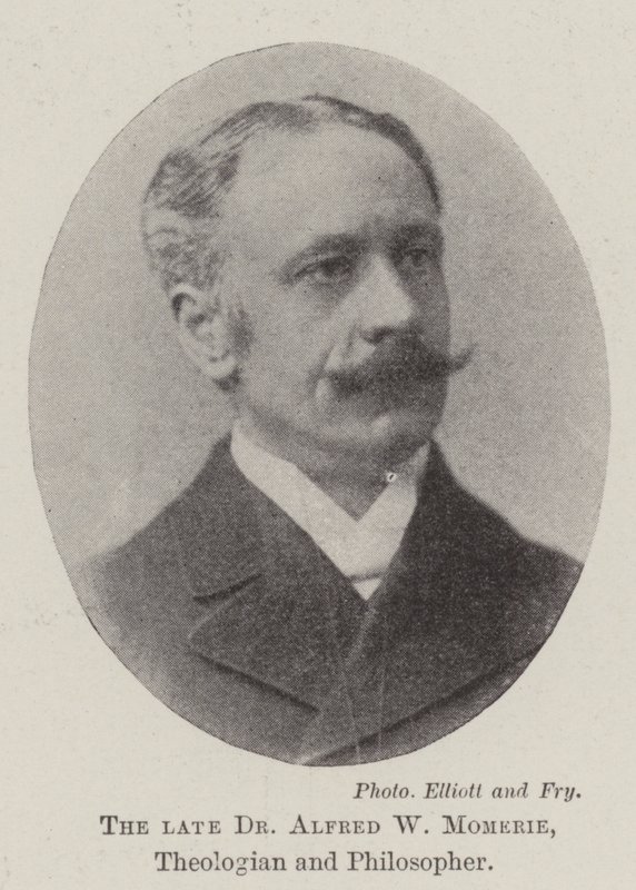 Afdøde Dr. Alfred W Momerie, teolog og filosof af English Photographer