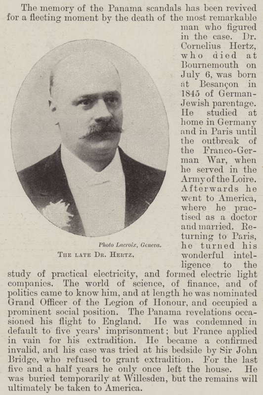 Afdøde Dr. Hertz af English Photographer