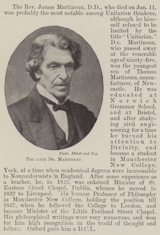 Afdøde Dr Martineau af English Photographer
