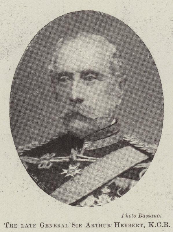 Den afdøde general Sir Arthur Herbert, KCB af English Photographer
