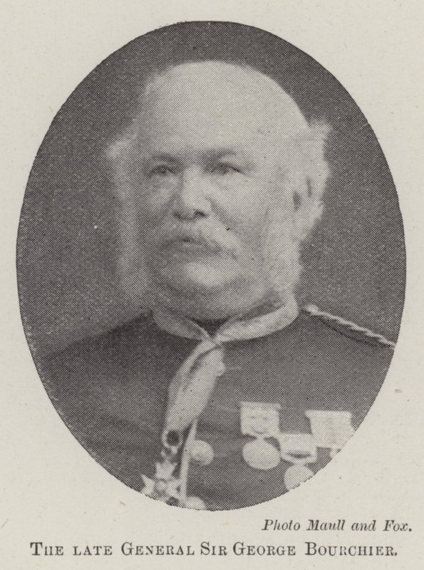 Den afdøde general Sir George Bourchier af English Photographer