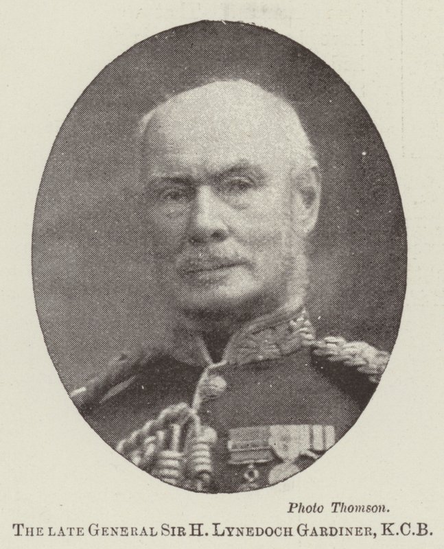 Den afdøde general Sir H Lynedoch Gardiner, KCB af English Photographer