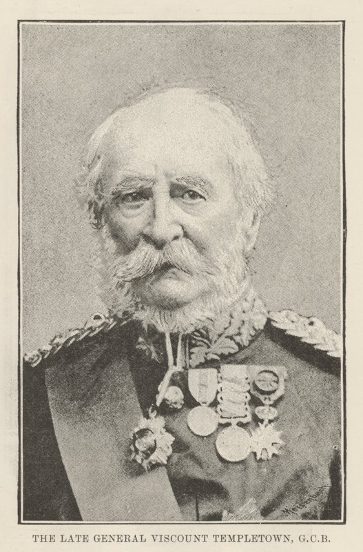 Den afdøde general Viscount Templetown, GCB af English Photographer