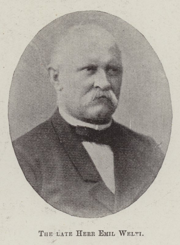 Afdøde hr. Emil Welti af English Photographer