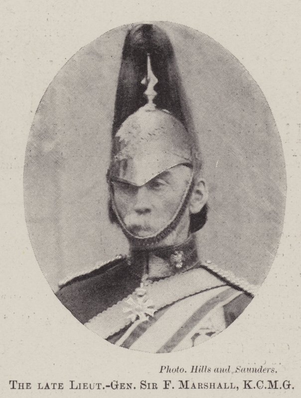 Den afdøde generalløjtnant Sir F Marshall, KCMG af English Photographer