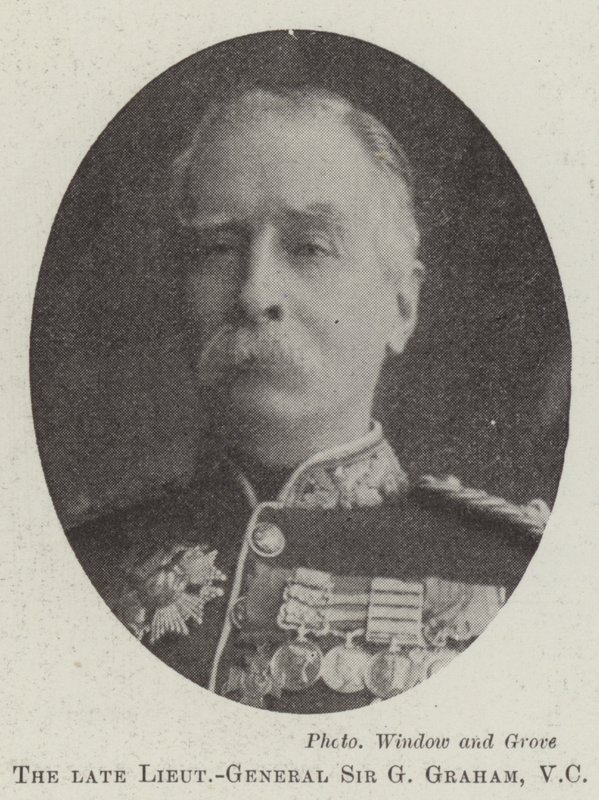 Den afdøde generalløjtnant Sir G Graham, VC af English Photographer