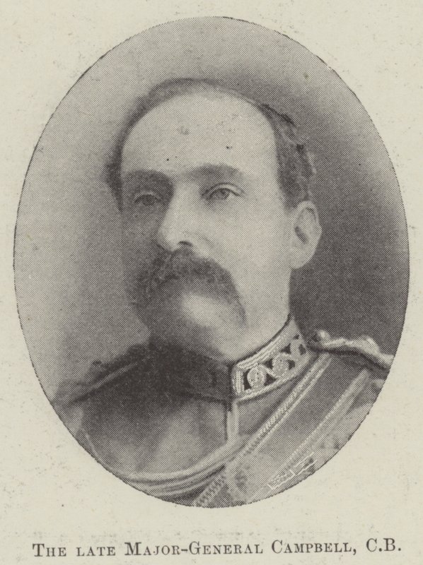 Den afdøde generalmajor Campbell, CB af English Photographer