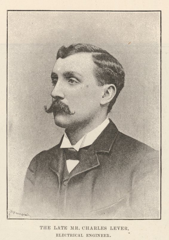 Afdøde hr. Charles Lever, elektroingeniør af English Photographer