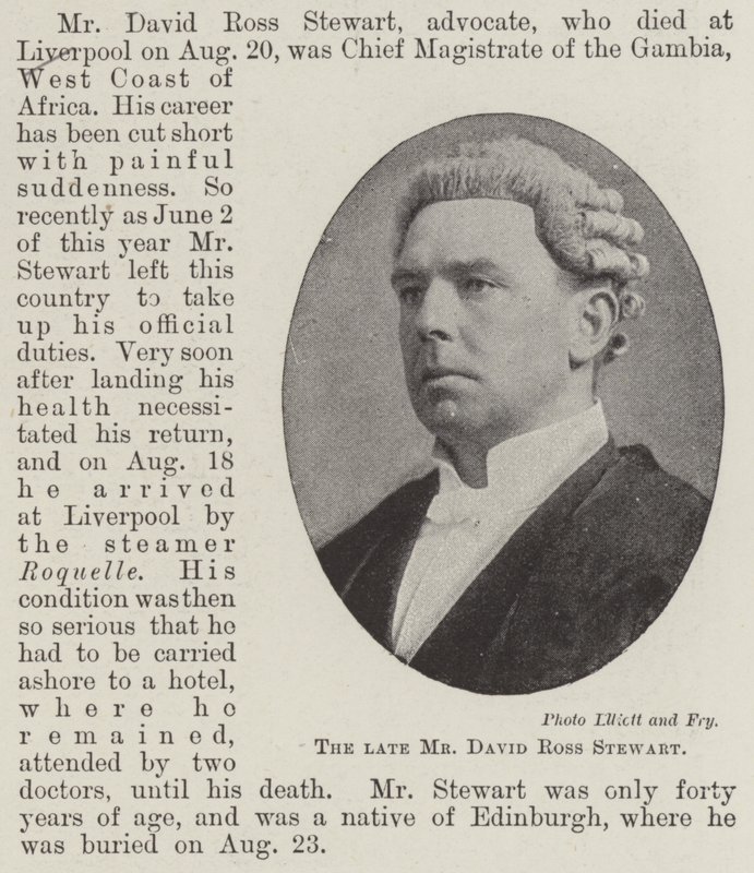 Afdøde David Ross Stewart af English Photographer