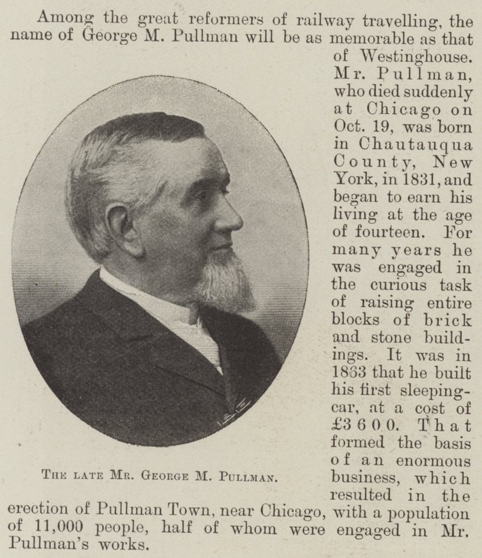 Den afdøde hr. George M Pullman af English Photographer